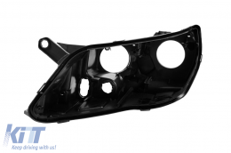 image-43-Left housing suitable for halogen headlights for Volkswagen Tiguan 2007-2011