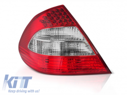 Left LED tail light suitable for Mercedes E-Class W211 sedan 2006-2009, red - ABMETX6011981