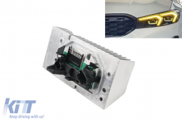 Left module 63115A4F771(Y) for yellow DRL lights and turn signal in Low Version headlight suitable for BMW 3 G20, G21 2023-2025 - ABBMXC6011208
