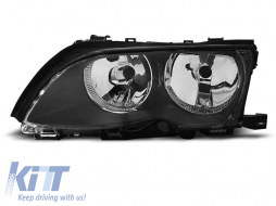 Left reflector headlight suitable for BMW 3 E46 09.2001-03.2005 sedan/wagon - ABBMHX6009014