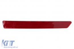 LEFT SIDE Red Reflector suitable for BMW 3 Series F30 (2011-2019) 3 Series E92 E93 Coupe Cabrio (2006-2014) 4 Series F32 F33 F36 (2013-2019) only for EVO Look rear bumper - ZUB00093