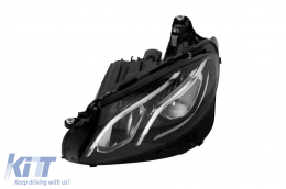 Left Static LED headlight suitable for Mercedes E-class W213 sedan, S213 station wagon 2016-2019-image-6256915
