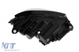 Left Static LED headlight suitable for Mercedes E-class W213 sedan, S213 station wagon 2016-2019-image-6256917