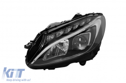 Left Static LED headlight suitable for Mercedes C-class W205 sedan, S205 station wagon 2014-2018 - ABLM6025124