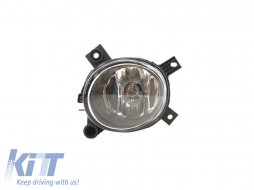Left tuning halogen with chrome base suitable for Audi A3 2005-2008 - ABAUFL6006496