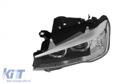 Left xenon headlight suitable for BMW X3 F25 LCI 2014-2017 with black base-image-6256855