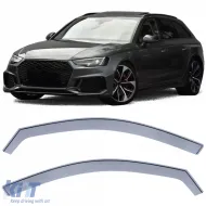 image-25-Légterelő esővédő szélvédő fekete füst Audi A4 8W B9 2015-