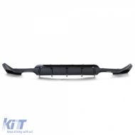 Leistungs-Glanz-Heckdiffusor mit Doppelrohr links+rechts, geeignet für BMW 4er F32 F33 F36-image-6191293