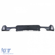 Leistungs-Glanz-Heckdiffusor mit Doppelrohr links+rechts, geeignet für BMW 4er F32 F33 F36-image-6191295