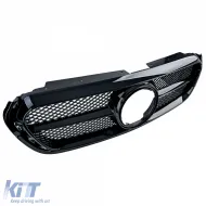 Leistungs-Kühlergrill in glänzendem Schwarz, geeignet für Mercedes X-Class W470 2017-2020-image-6202742