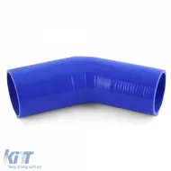 Leistungs-Silikonschlauchbogenreduzierer 45° Ø 70 auf 63mm blau-image-6195127