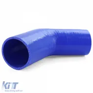 Leistungs-Silikonschlauchbogenreduzierer 45° Ø 70 auf 63mm blau-image-6195128