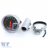 Leistungsdrehzahlmesser aus Carbon mit Schaltlicht und 5-Zoll-Halterung-image-6190864