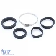 Leistungsfähiger Sportluftfilter in Silber, universell geeignet für 60-70mm Anschluss-image-6196768