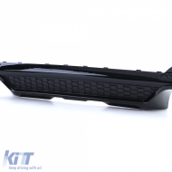 Leistungsheckdiffusor glänzend mit schwarzen Endrohren geeignet für BMW X3 G01-image-6198232