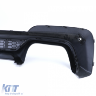 Leistungsheckdiffusor glänzend mit schwarzen Endrohren geeignet für BMW X3 G01-image-6198237