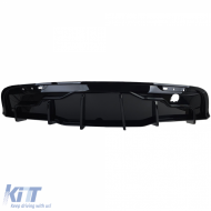 Leistungsheckdiffusor glänzend schwarz, geeignet für Tesla Model Y ab 2019-image-6199825