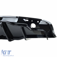 Leistungsheckdiffusor glänzend schwarz, geeignet für Tesla Model Y ab 2019-image-6199827