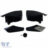 Leistungsheckdiffusor glänzend schwarz, geeignet für Tesla Model Y ab 2019-image-6199831