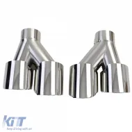 Leistungsumrüstkit mit Heckdiffusor + doppelten Endrohren, geeignet für BMW 3er G20 G21 318 320-image-6277950
