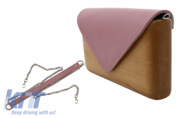 Lemnia Shoulder Bag Nude Pink - Handmade - HBLEMNIAP