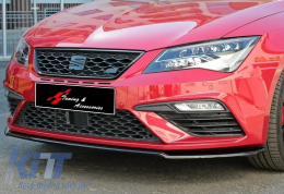 image-15-Leon MK 3,5 FL Cupra/FR Max V2 Frontlippe Klavier Schwarz Vakuum Kunststoff / 2017-2020