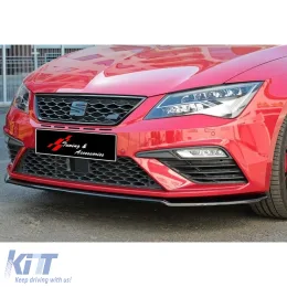 image-37-Leon MK 3,5 FL Cupra/FR Max V2 Frontlippe Klavier Schwarz Vakuum Kunststoff / 2017-2020