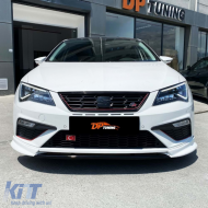 image-14-Leon Mk3 FR Model Front Lip Raw Surface Vacuum Plastic / 2012-2016