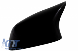 Lèvre avant Diffuseur Couvertures miroir pour BMW X5 F15 14-18 Aero M Look Noir brillant-image-6078498