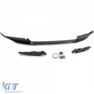 Lèvre de spoiler avant performance noir brillant adaptée pour BMW X6 F16 14-19-image-6201328
