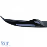 Lèvre de spoiler avant performance noir brillant adaptée pour BMW X5 F15 13-18-image-6205061