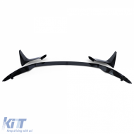 Lèvre de spoiler avant performance noir brillant adaptée pour BMW M3 F80 M4 F82 F83-image-6206315