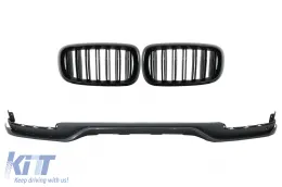 image-34-Lèvre pare-chocs pour BMW X5 F15 14-18 Calandres Aero M Performance Look