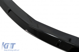 Lèvre spoiler avant Extension pour Mercedes CLA C117 X117 Sport Line 16-18 Noir brillant-image-6090971