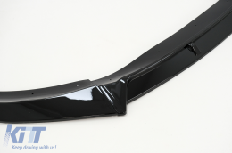 Lèvre spoiler avant Extension pour Mercedes CLA C117 X117 Sport Line 16-18 Noir brillant-image-6090972