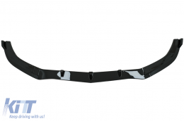 Lèvre spoiler avant pour Mercedes E W212 S212 Facelift Sport Line 13-16 Noir brillant-image-6090986