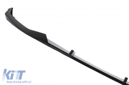 Lèvre spoiler pare-chocs Aileron pour BMW Série 5 G30 Limousine G31 Touring LCI 07.2020+ Conception sportive M Noir brillant-image-6100939