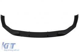 Lèvre spoiler pare-chocs Aileron pour BMW Série 5 G30 Limousine G31 Touring LCI 07.2020+ Conception sportive M Noir brillant-image-6100942