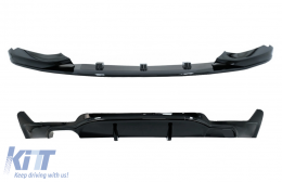 image-3-Lèvre spoiler pare-chocs avant pour BMW Série 4 F32 F33 F36 2013-03.2019 Diffuseur
