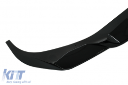 Lèvre Spoiler Pare-chocs Avant pour BMW Série 7 G11 G12 LCI M Sport 02.2019+ Noir brillant-image-6083792
