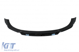 Lèvre Spoiler Pare-chocs avant pour BMW X6 G06 2019-2023 Noir brillant-image-6083711