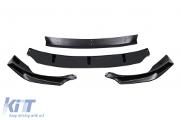 Lèvre Spoiler Pare-chocs avant pour BMW X6 G06 2019-2023 Noir brillant-image-6083712