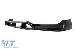 Lèvre Spoiler Pare-chocs avant pour BMW X6 G06 2019-2023 Noir brillant-image-6083714