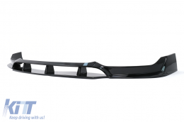 Lèvre Spoiler Pare-chocs avant pour BMW X6 G06 2019-2023 Noir brillant-image-6083716