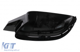 LHD Mirror Covers suitable for BMW 5 Series G30 G31 6 Series G32 GT (2016-2019) 7 Series G11 G12 (2014-2021) 8 Series G14 G15 G16 (2016-2019) Piano Black M Sport Design-image-6104913