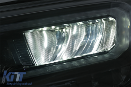LHD Phares Barre lumineuse LED pour Ford Ranger 15-20 Plein boîtier noir Dynamique-image-6078831