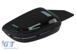 LHD Tükörborítás BMW 5-ös G30 G31, 6-os sorozat G32 GT (2016-2019), 7-es sorozat G11 G12 (2014-2021), 8-as sorozat G14 G15 G16 (2016-2019) Piano Black M Sport Design-image-6104910