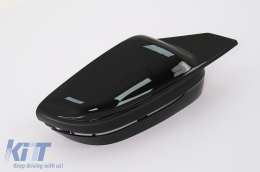 LHD Tükörborítás BMW 5-ös G30 G31, 6-os sorozat G32 GT (2016-2019), 7-es sorozat G11 G12 (2014-2021), 8-as sorozat G14 G15 G16 (2016-2019) Piano Black M Sport Design-image-6104911