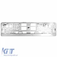 Licence Plate Frame Plastic Chrome 1 Pc 20369-image-6311320