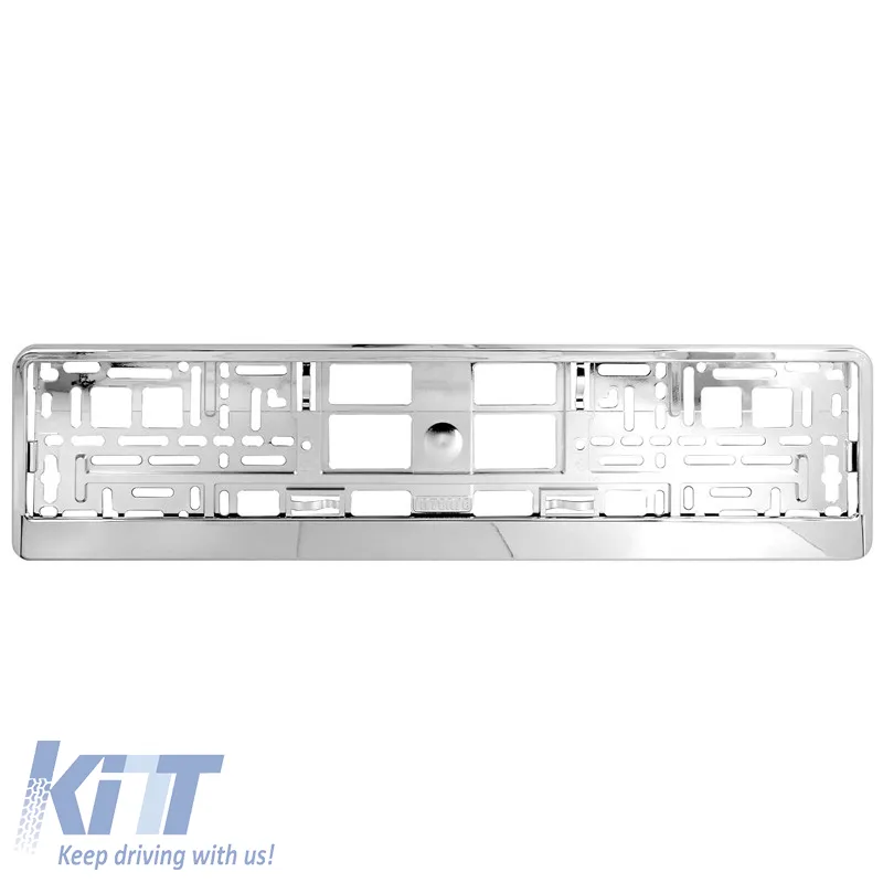 Licence Plate Frame Plastic Chrome 1 Pc 20369